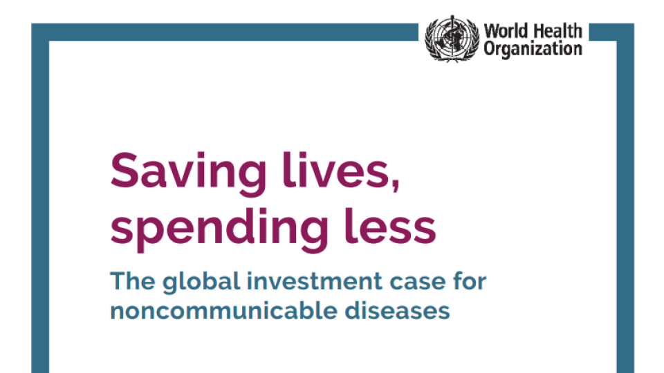 WHO NCD report - website