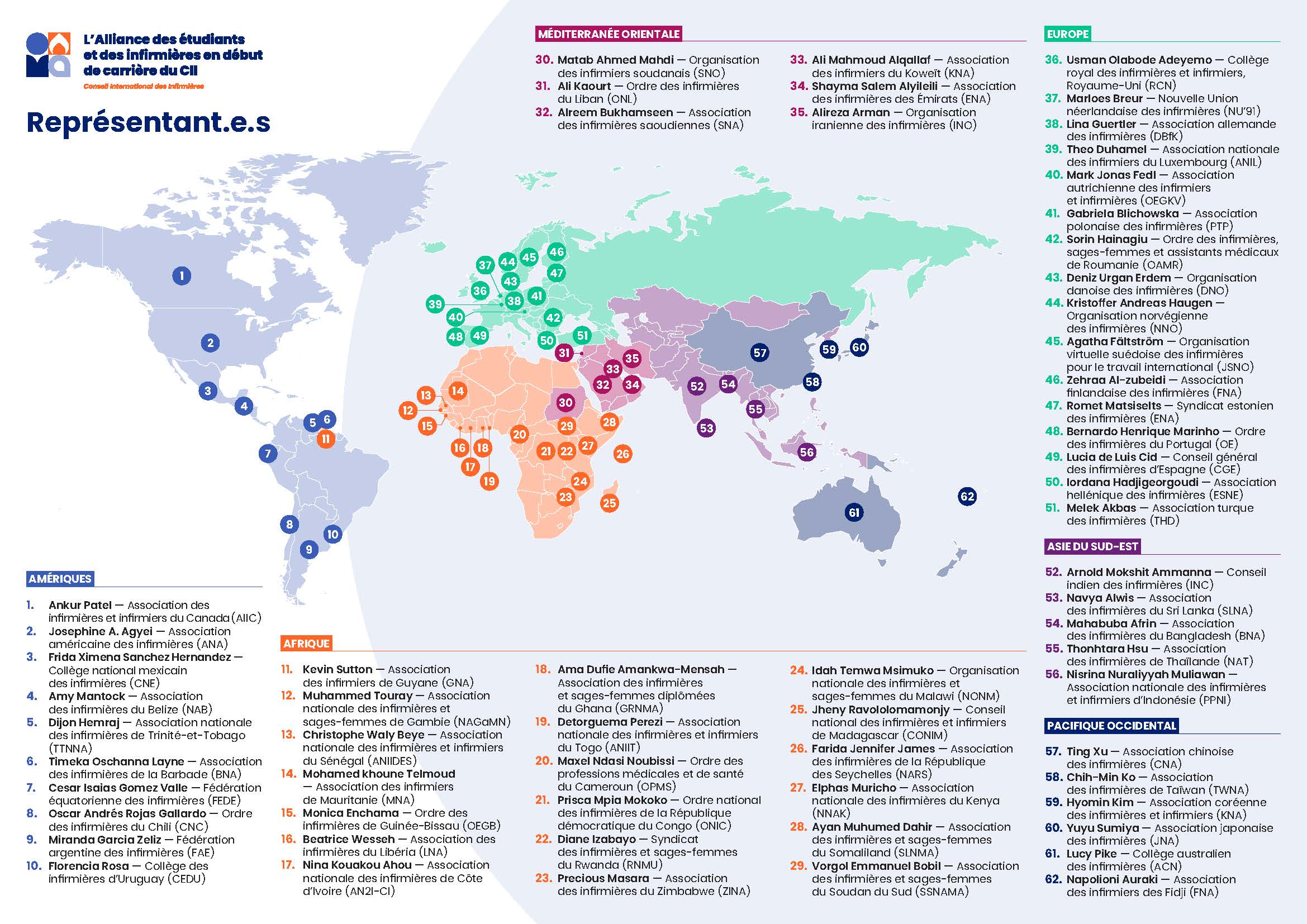Carte representants